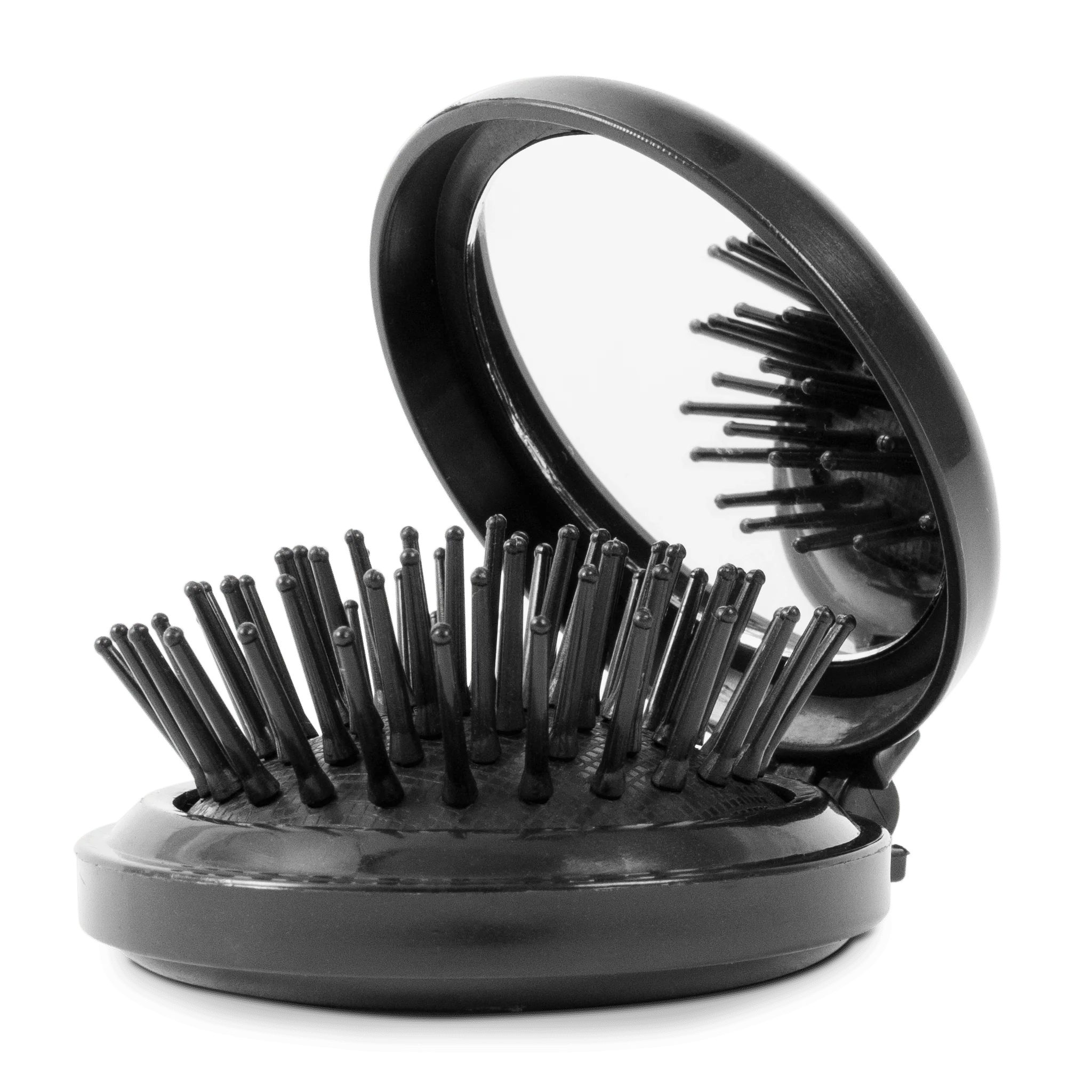 Mini Hair Brush w/ Mirror